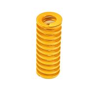 MroMax 20mm OD 50mm Long Spiral Stamping Light Load Compression Mould Die Spring Yellow 1PCS