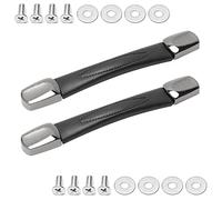 MroMax 2Pcs Plastic Pull Handle Side Holder for Luggage Trunk Suitcase Black RB-030B 223x29x20mm(LxWxH)