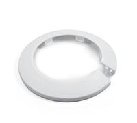MroMax 75mm Pipe Cover, Flange White Pipe Collar Plastic Pipe Hole Collars for Radiator, Wall Pipe Tube Decoration