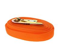 MroMax 7M x 25mm Ratchet Tie Down Strap Cargo Lashing Straps Up to 250Kg, Orange 1PCS