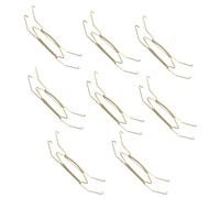 MroMax 8Pc Plate Hangers 10 Inch Brass Plate Wire