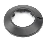 MroMax Fit 1.57" Outer Diameter Flange Water Pipe Cover Decoration Black Pipe Cover Radiator PP Plastic 40mm Escutcheon Collar for Wall Pipe Tube Decoration 1Pc