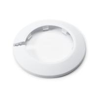 MroMax Fit 2.48" Outer Diameter Flange Water Pipe Cover Decoration White Pipe Cover Radiator PP Plastic 63mm Escutcheon Collar for Wall Pipe Tube Decoration 1Pc