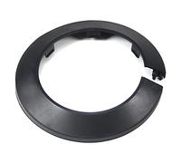 MroMax Fit 2.95" Outer Diameter Flange Water Pipe Cover Decoration Black Pipe Cover Radiator PP Plastic 75mm Escutcheon Collar for Wall Pipe Tube Decoration 1Pc