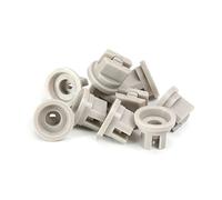 MroMax Flat Fan Spray Tip, 110 Degree Plastic Nozzle 0.6mm Aperture for Backpack Sprayer, Garden Spray, Agricultural Greenhouse Spray Equipment 10Pcs(Gray)
