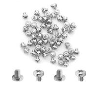 MroMax M2.5 x 3mm Machine Screws Pan Phillips Cross Head Screw 304 Stainless Steel Fasteners Bolts Silver Gray 60Pcs