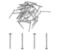MroMax M2 x 18mm Machine Screws Pan Phillips Cross Head Screw 304 Stainless Steel Fasteners Bolts Silver Gray 30Pcs