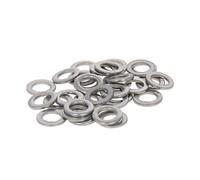 MroMax M4 x 7mm x 0.8mm 304 Stainless Steel Flat Washer for Screw Bolt Metallic Silver 200pcs