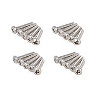 MroMax M4x22mm Truss Head Bolts Stainless Steel Machine Screws with Cross Recessed Phillips Drive for Cabinet Drawer Knob Pull Handle 20PCS
