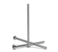 MroMax M4x70 Truss Head Bolts Stainless Steel Machine Screws with Cross Recessed Phillips Drive for Cabinet Drawer Knob Pull Handle 20PCS