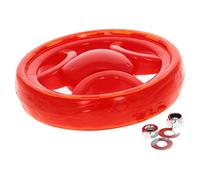 MroMax Strollers Wheel Set 1Pcs Rubber 11cm Single Wheel 110x23mm(Wheel Dia x Wheel Thickness) Red
