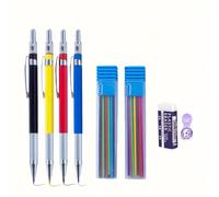MROOFUL 2.0MM Metal Mechanical Pencil Color Lead Art Drawing Design HB Mechanical Pencil Writing Office School Supplies. (Mixed)
