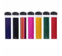 MROOFUL 210 Pcs 1.3mm Colored Mechanical Pencil Lead 6 Color 7 Boxes Refills 1.3mm Auto Pencil Leads Black Blue Red Yellow Pink Green Art Drawing Writing Marking Tool for Office DIY