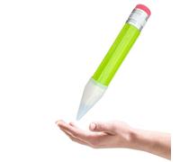 MROOFUL 4-Color Wooden Giant Pencil, Bold No Bully Prank Creative Pen, Oversized Giant Decompression Large Pencil, Cultural And Creative Products, Creative Gifts (green)