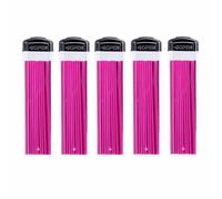 MROOFUL 5Boxes 1.3mm Colored Mechanical Pencil Lead 6 Color Refills Auto Pencil Leads Black Blue Red Yellow Pink Green Art Drawing Writing Marking Tool for Office DIY (Pink)