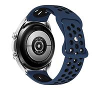MroTech 20mm Silicone Strap compatible with Samsung Galaxy Watch 5/5 Pro/Watch 4/4 Classic/Watch 3 41mm/ Galaxy Watch 42mm/ Galaxy Active/Active 2/Gear Sport Band-bicolor blue/black