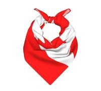MROWYC Canadian flag Printed square handkerchief - Unisex, suitable for fashion accessories, gift packaging 22x22 inches