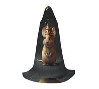 MROWYC Cosplay Cape - Cartoon little yellow mouse S prints, Suitable for Holiday Parties, Performances, Anime Conventions