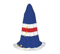 MROWYC Cosplay Cape - Flag of Cape Verde L prints, Suitable for Holiday Parties, Performances, Anime Conventions