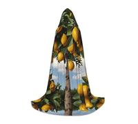 MROWYC Cosplay Cape - Lemon Tree Vitality M prints, Suitable for Holiday Parties, Performances, Anime Conventions