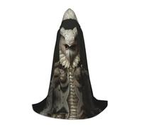 MROWYC Cosplay Cape - Owl animal anthropomorphism M prints, Suitable for Holiday Parties, Performances, Anime Conventions