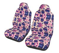 MROWYC Deep Blue Owl Car Seat Protectors (2 Pack), Auto Seat Guard for Sedan, SUV, Truck, Van, Bus & Ferry