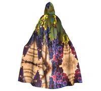 MROWYC Desert Grapes Print Capes - Halloween Carnival Cosplay Costumes, Capes Transform into Party Focus