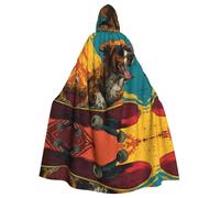 MROWYC Dog on skateboard Print Capes - Halloween Carnival Cosplay Costumes, Capes Transform into Party Focus