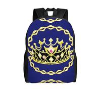 MROWYC Fantasy Tiara Printed Casual Travel Backpack: Laptop Bag for Work Gym Commuting and Trip