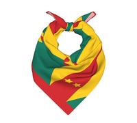 MROWYC Flag of Grenada Printed square handkerchief - Unisex, suitable for fashion accessories, gift packaging 22x22 inches