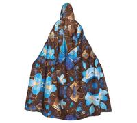 MROWYC Freezing Butterfly Print Capes - Halloween Carnival Cosplay Costumes, Capes Transform into Party Focus