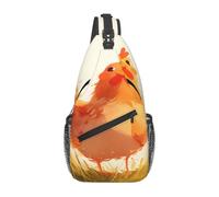 MROWYC Men's prostitute Printed Sling Bag - Minimalist Crossbody Shoulder Pack, Lightweight & Breathable for Daily Outings