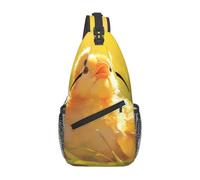 MROWYC Men's pullet Printed Sling Bag - Minimalist Crossbody Shoulder Pack, Lightweight & Breathable for Daily Outings