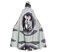 MROWYC Mouse in the Hole Print Capes - Halloween Carnival Cosplay Costumes, Capes Transform into Party Focus