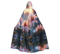 MROWYC post rainy day flower Patterned Capes - Halloween Carnival Cosplay Costumes, Capes Transform into Party Focus