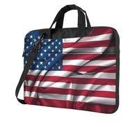 MROWYC Stylish American Flag 15.6 inch prints laptop crossbody bag, dual-purpose business briefcase, large capacity storage