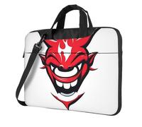 MROWYC Stylish Devil's Smile 13 inch prints laptop crossbody bag, dual-purpose business briefcase, large capacity storage