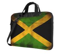 MROWYC Stylish Old Jamaican Flag 13 inch prints laptop crossbody bag, dual-purpose business briefcase, large capacity storage