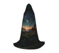 MROWYC Teen Hooded Cape Cosplay â€“ Summer Night Dream prints M Cape Holiday Dress Up