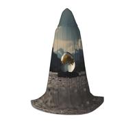 MROWYC Teen Hooded Cape Cosplay â€“ The ultimate in simplicity prints L Cape Holiday Dress Up