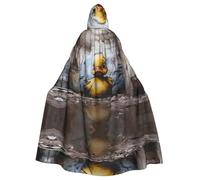 MROWYC Wall Painting Ducks Patterned Capes - Halloween Carnival Cosplay Costumes, Capes Transform into Party Focus