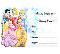 MrPurple A5 CHILDRENS PARTY INVITATIONS X 12 - PRINCESS FLORAL LANDSCAPE DESIGN (WITH Envelopes)