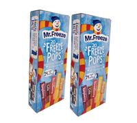 Mrr Freeeze Super Freeze Pods Ice Pops Assorted Fruits Flavours 20 X 45ml Vegan and Gluten Free (Pack of 2)