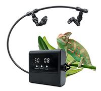 MRREPTILE Reptile Mister, Automatic Mister for Reptiles & Indoor Plants, MS100, Black Plastic, Quiet Timer, 6W, 5V, 3kg Capacity