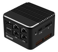 Mrroute MR-M1 Plus Mini Router Alder Lake i3-N305, 8C/8T, up to 3.8 GHz,16G RAM NO SSD, Type-C/HDMI 4K Dual Display,4X LAN i226-V 2.5GbE Ports/USB3.1 Gen2,Linux/Ubuntu PC