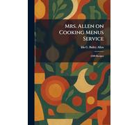 Mrs. Allen on Cooking Menus Service: 2500 Recipes