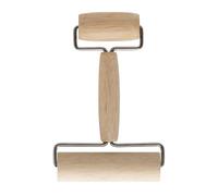 Mrs. Anderson’s Baking Double Dough Roller, Wood, 7-Inches x 4.5-Inches