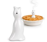 Mrs. Anderson’s Baking Pie Bird, Fine White Porcelain, 3.75-Inches