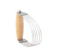 Mrs. Anderson's Baking 43619 Pastry Cutter and Dough Blender, Stainless Steel with Wood Handle