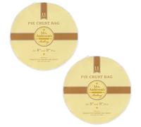 Mrs. Anderson's Baking Easy No-Mess Pie Crust Maker Bag, Rolls 11-Inch Crust for 8 to 9-Inch Pies, Set of 2